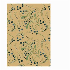 Folk Floral Art Pattern  Flowers Abstract Surface Design  Seamless Pattern Small Garden Flag (two Sides) by Eskimos