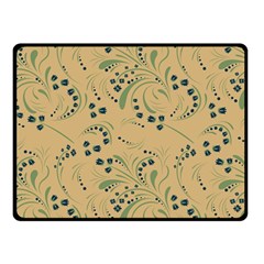 Folk Floral Art Pattern  Flowers Abstract Surface Design  Seamless Pattern Double Sided Fleece Blanket (small)  by Eskimos