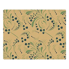 Folk Floral Art Pattern  Flowers Abstract Surface Design  Seamless Pattern Double Sided Flano Blanket (large)  by Eskimos