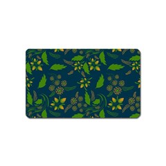 Folk Floral Art Pattern  Flowers Abstract Surface Design  Seamless Pattern Magnet (name Card) by Eskimos