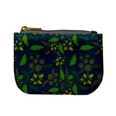 Folk Floral Art Pattern  Flowers Abstract Surface Design  Seamless Pattern Mini Coin Purse by Eskimos