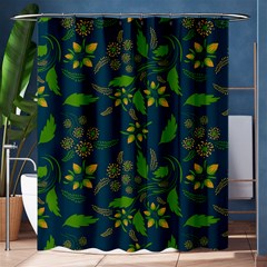 Folk Floral Art Pattern  Flowers Abstract Surface Design  Seamless Pattern Shower Curtain 60  X 72  (medium)  by Eskimos