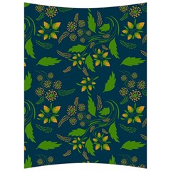 Folk Floral Art Pattern  Flowers Abstract Surface Design  Seamless Pattern Back Support Cushion by Eskimos