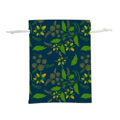 Folk Floral Art Pattern  Flowers Abstract Surface Design  Seamless Pattern Lightweight Drawstring Pouch (m) by Eskimos