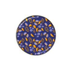 Folk Floral Art Pattern  Flowers Abstract Surface Design  Seamless Pattern Hat Clip Ball Marker by Eskimos