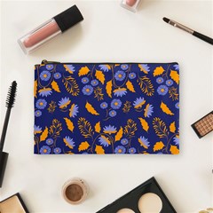 Folk Floral Art Pattern  Flowers Abstract Surface Design  Seamless Pattern Cosmetic Bag (medium) by Eskimos