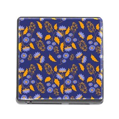 Folk Floral Art Pattern  Flowers Abstract Surface Design  Seamless Pattern Memory Card Reader (square 5 Slot) by Eskimos