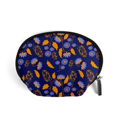 Folk Floral Art Pattern  Flowers Abstract Surface Design  Seamless Pattern Accessory Pouch (small) by Eskimos