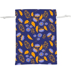 Folk Floral Art Pattern  Flowers Abstract Surface Design  Seamless Pattern  Lightweight Drawstring Pouch (xl) by Eskimos