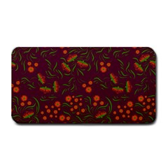 Folk Floral Art Pattern  Flowers Abstract Surface Design  Seamless Pattern Medium Bar Mats by Eskimos