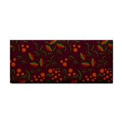 Folk Floral Art Pattern  Flowers Abstract Surface Design  Seamless Pattern Hand Towel by Eskimos