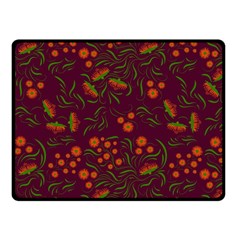 Folk Floral Art Pattern  Flowers Abstract Surface Design  Seamless Pattern Fleece Blanket (small) by Eskimos