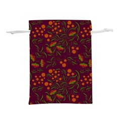 Folk Floral Art Pattern  Flowers Abstract Surface Design  Seamless Pattern Lightweight Drawstring Pouch (s) by Eskimos