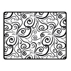 Squiggles Fleece Blanket (small) by SychEva