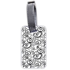 Squiggles Luggage Tag (two Sides) by SychEva