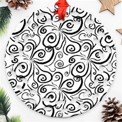 Squiggles Ornament (round Filigree)