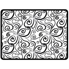 Squiggles Double Sided Fleece Blanket (large)  by SychEva