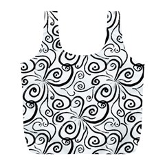 Squiggles Full Print Recycle Bag (l) by SychEva