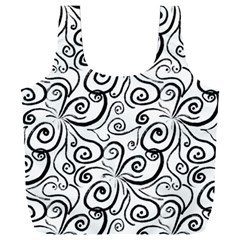 Squiggles Full Print Recycle Bag (xxxl) by SychEva