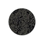 Neon Geometric Pattern Design Magnet 3  (Round) Front