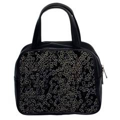 Neon Geometric Pattern Design Classic Handbag (Two Sides)