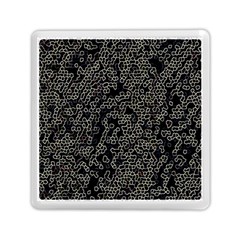 Neon Geometric Pattern Design Memory Card Reader (Square)