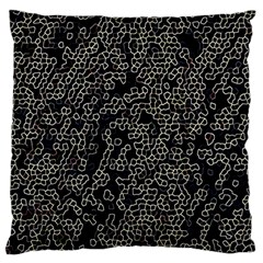 Neon Geometric Pattern Design Large Cushion Case (One Side)