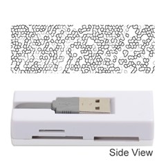 Neon Geometric Pattern Design 2 Memory Card Reader (stick)