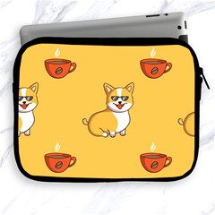 Corgi And Coffee Apple Ipad 2/3/4 Zipper Cases by Bigfootshirtshop