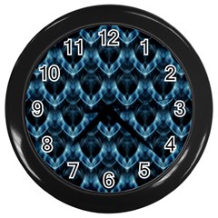 Mermaid Scales Wall Clock (black) by MRNStudios