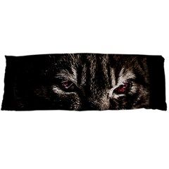 Creepy Kitten Portrait Photo Illustration Body Pillow Case Dakimakura (two Sides) by dflcprintsclothing