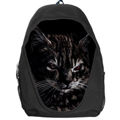 Creepy Kitten Portrait Photo Illustration Backpack Bag by dflcprintsclothing