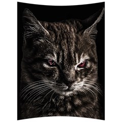 Creepy Kitten Portrait Photo Illustration Back Support Cushion