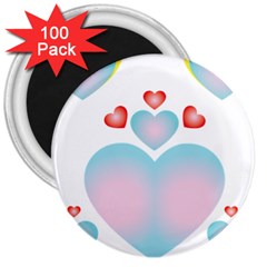 Hearth  3  Magnets (100 Pack) by WELCOMEshop