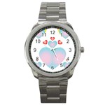 hearth  Sport Metal Watch Front