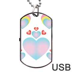 Hearth  Dog Tag Usb Flash (two Sides) by WELCOMEshop