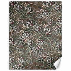 Modern Floral Collage Pattern Design Canvas 12  X 16 