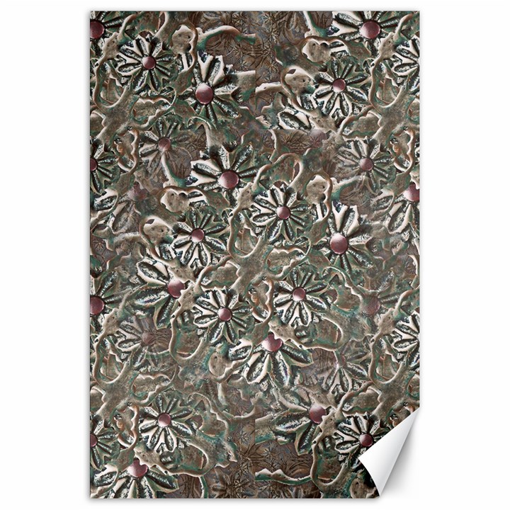 Modern Floral Collage Pattern Design Canvas 20  x 30 