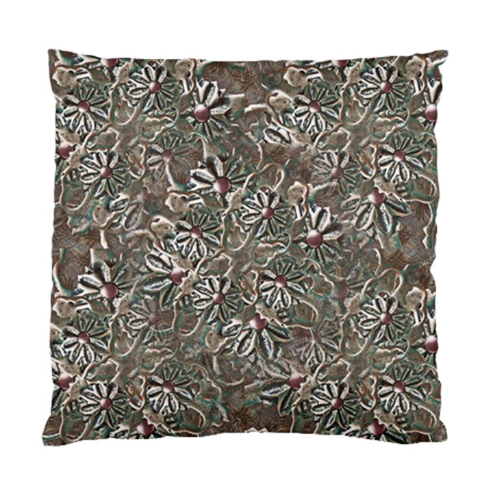 Modern Floral Collage Pattern Design Standard Cushion Case (Two Sides)