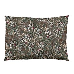 Modern Floral Collage Pattern Design Pillow Case by dflcprintsclothing