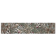 Modern Floral Collage Pattern Design Small Flano Scarf