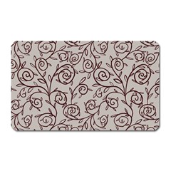 Curly Lines Magnet (rectangular) by SychEva