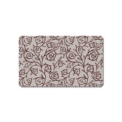 Curly Lines Magnet (name Card) by SychEva