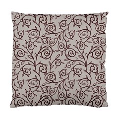 Curly Lines Standard Cushion Case (two Sides) by SychEva