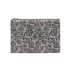 Curly Lines Cosmetic Bag (medium) by SychEva