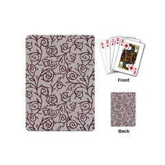 Curly Lines Playing Cards Single Design (mini) by SychEva