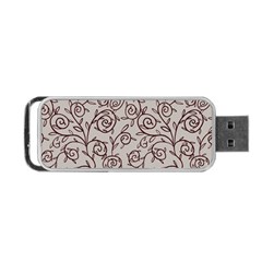 Curly Lines Portable Usb Flash (two Sides) by SychEva