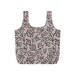 Curly Lines Full Print Recycle Bag (s) by SychEva