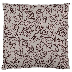 Curly Lines Standard Flano Cushion Case (one Side) by SychEva