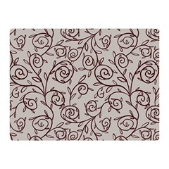 Curly Lines Double Sided Flano Blanket (mini)  by SychEva